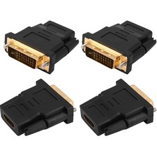 DVI-I 4-Pack Connectors - 4K 60Hz Performance, Easy Install for Monitors picture