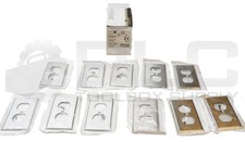 NEW BOX OF 11 LEVITON 84003 STAINLESS STEEL WALL PLATE ONE GANG picture