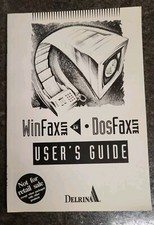 1993 Winfax Lite 3.0 & DOSFax Lite User's Guide by Delrina, First Edition Print  picture