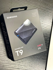 Samsung Portable SSD T9 2TB USB 3.2 Gen 2x2 2000MB/s AES Drop Black picture