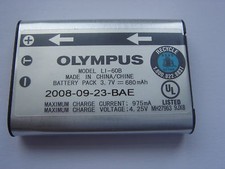 Original Olympus Li-60B 3.7V 680mAh Genuine Battery New picture