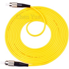 10Pcs 2M FC UPC to FC UPC Simplex 3.0mm PVC Single Mode Fiber Patch Cable Jumper picture