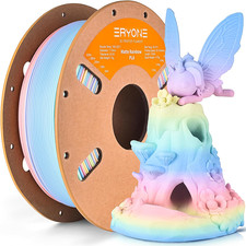 ERYONE Matte Rainbow 3D Printer PLA Filament 1.75 +/- 0.03Mm, Matte Muticolor Fi picture