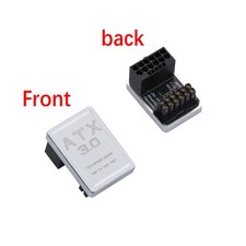 12+4 16Pin 600W ATX3.0 12VHPWR 180 Angled Turning Connector Power Supply Adapter picture