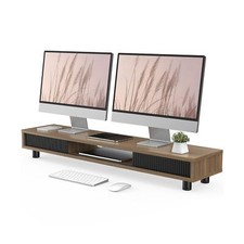 Fenge Dual Monitor Stand, 42.5inch Long Monitor Stands Riser for 2 Monitors, ... picture