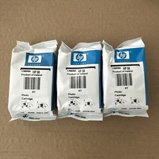 3 pack HP 58 Photo Ink Cartridge OEM Sealed Bags three Pack Lot C6658AN Expired picture