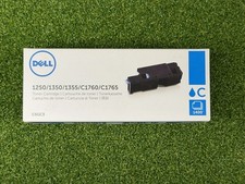 Genuine Dell C5GC3 Cyan Toner Cartridge 1250/1350/1355/C1760/C1765 - New picture