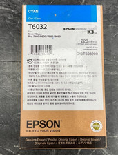 Epson UltraChrome K3 Cyan Ink Cartridge T603200 ✅ ❤️️ ✅ ❤️️ OPEN BOX ✅ ❤️️ ✅ ❤️️ picture