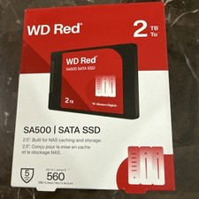 WD Red SA500 2TB NAS SATA 6Gb/s Internal 2.5in SSD WDS200T1R0A New Sealed picture