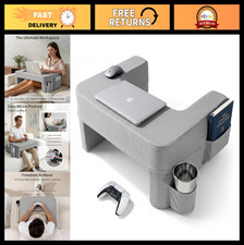 Large Ergonomic Lap Desk Pillow for Couch & Bed - Portable Laptop Stand picture