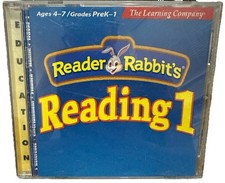 Learning Company Reader Rabbit's Reading 1 Kids 4-7 Reading Pre K-1st Grade 1996 picture