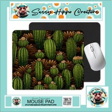 Mouse Pad Flowering Cactus Desert Cacti Western Anti Slip Easy Clean picture