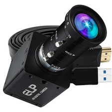 ELP 4K 60fps USB3.0 HDMI Camera Manual Zoom 10-55mm Webcam mini size, brown picture