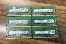Lot 6x Samsung 8GB 1Rx8 (6x8gb) PC4-2400T SO-DIMM Laptop Memory Module TESTED picture