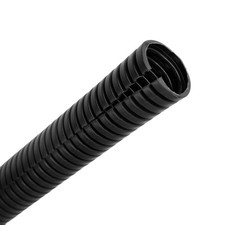 Kelepu Split Wire Loom Cable Sleeve, Black 1 inch picture