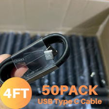 50X For Samsung Galaxy S24 S23 S22 S21 S20 S10 Fast Charger 4FT Type-C Cable Lot picture