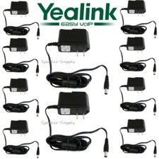 10 Pk Yealink Power Supply Adapter T20P T22P T26P T28P T41P T42G T27P PS5V1200US picture