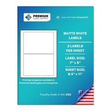 Premium Label Supply White Shipping Labels 7