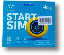 Ukraine starter package for mobile communication and Internet Kyivstar sim card picture