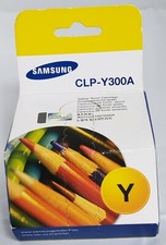 Genuine Samsung CLP-Y300A Yellow Ink Cartridge Factory Sealed NEW in Pkg  picture