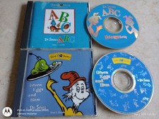LIVING BOOKS DR SEUSS GREEN EGGS HAM & ABC / A B C 2 PC CD ROM LOT picture