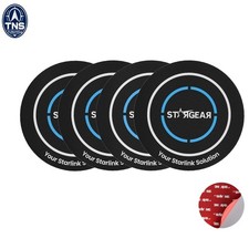 Starlink Mini/Gen 3 Magnetic Mount Plates 4 Pack Car SUV Aluminum Glass Roof picture