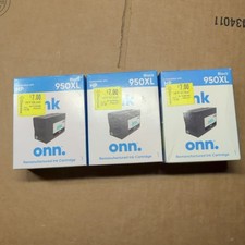 ONN HP 950XL BLACK Ink Cartridges for HP Officejet Pro 8600 8610 8620 3-Pack picture