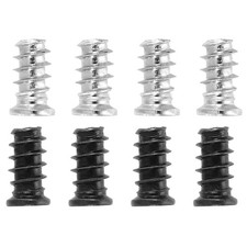 100Pcs M5 x 10mm Phillips Head Computer Case Fan Screws Kit Silver/Black picture