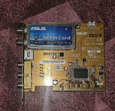 Vtg. ASUS TV/FM PCI Card TV7133/4 Coax/S-Video/Composite RCA VG+ picture