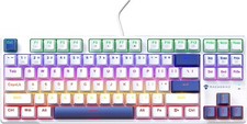 Machenike K500B-B87 75% TKL Mechanical Wired Gaming Keyboard, 87 Keys Compact picture