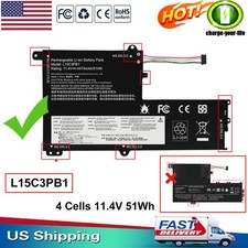 ✅L15C3PB1 L14M2P21 L14L2P21 Battery for IdeaPad 330S-15IKB 330S-14IKB 330S-15AST picture