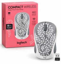 Logitech Design Collection Limited Edition Wireless Compact Mouse Golden Garden picture