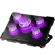 AICHESON Laptop Cooling Pad for 15.6 to 17.3 Inches PC Notebooks, 5 Fans Compute picture