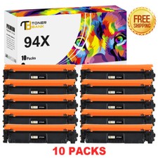 10PK Black CF294A 94A Toner Compatible With HP LaserJet Pro M118dw MFP M148fdw picture