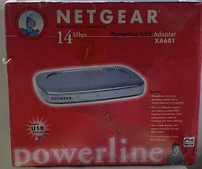 Netgear Powerline USB adapter AX601 14 Mbps Factory Sealed picture