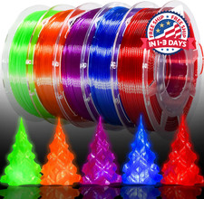 Filamento para impresora 3D PLA de 1,75mm carrete de cartón de 200 g x 5 bobinas picture