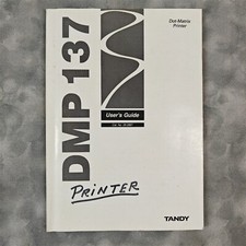 📚 Tandy DMP 137 Dot Matrix Printer User's Guide 1992 📖 picture