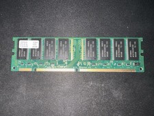 HYUNDAI HYM7V651601 128 MB PC-100 NON-ECC 168-PIN DIMM SDRAM MEMORY MODULE 8X8 picture