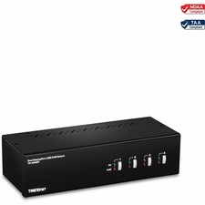 TRENDnet 4-Port Dual Monitor DisplayPort KVM Switch With Audio TK440DP picture