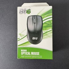 High Precision Optical Mouse BTO M309 Wired USB 3 Button Ergonomic 1000dpi New picture