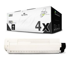 4x Ink Cartridges for OKI C 822 CDTN DN N 44844616 Black picture