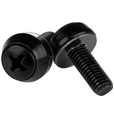 Startech M6 X 12mm - Screws - 100 Pack (cabscrwsm62b) picture