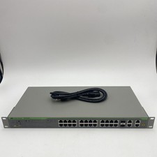 Allied Telesis 24 Port Fast Ethernet Web Smart POE+ Switch AT-FS750/28PS picture