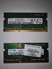 8GB (2x4GB) Samsung PC3L-12800S DDR3L SODIMM Laptop RAM - Matched Pair - TESTED picture