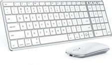 Teclado y ratón Bluetooth inalámbricos recargables para MacBook Pro/Air y iPad picture