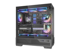SAMA V43 Mid-Tower PC Case, 6 x 120mm PWM ARGB Fans, 4mm Tempered Glass, USB3.1 picture