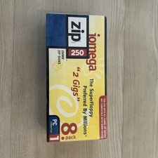 NEW iOmega 250MB Zip Disks 8 Pack PC Formatted picture