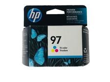 GENUINE HP 97 TRI-COLOR INK CARTRIDGE C9363WN#140 NEW SEALED BOX picture