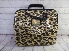 BETSEY JOHNSON / BETSEYVILLE leopard print laptop tote bag - fits 13