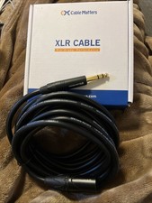 NEW Genuine Cable Matters 6.35MM TRS XLR MALE  2 M Balanced Cable - 15 ft Length picture
